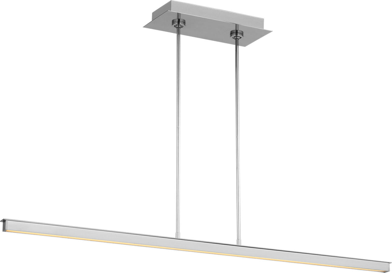 Stagger 48 Linear Suspension Polished stainless steel LED 2700K 90 CRI 120-277V