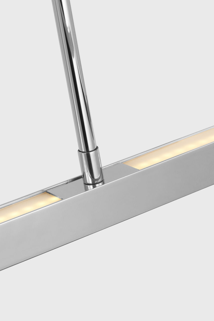Stagger Halo 50 Linear Suspension Polished stainless steel LED 2700K 90 CRI 120-277V