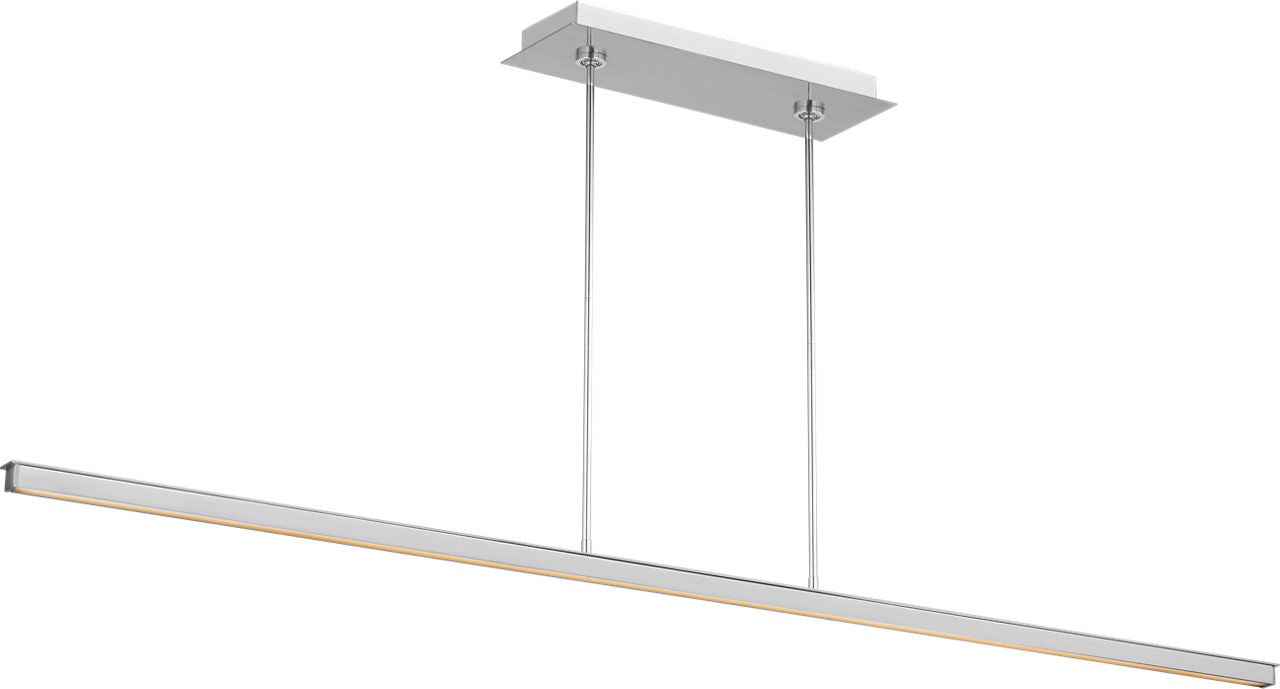 Stagger 72 Linear Suspension polished stainless steel 2700K 90 CRI integrated led 90 cri 2700k 120v-277v unv