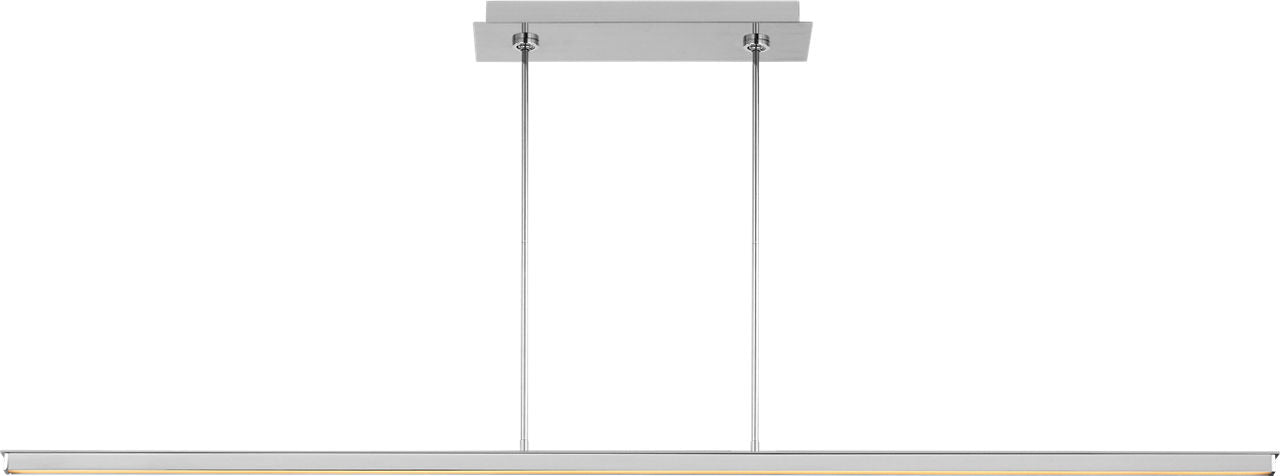 Stagger 72 Linear Suspension polished stainless steel 2700K 90 CRI integrated led 90 cri 2700k 120v-277v unv