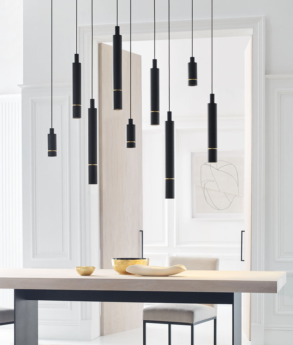 Sottile X-Large Pendant Nightshade Black LED 2700K 90 CRI 120-277V