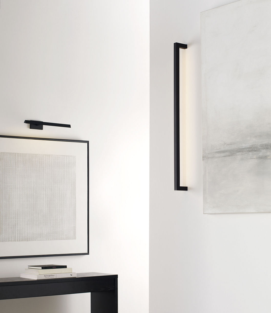 Stagger Medium Wall Sconce Nightshade Black 2700K 90 CRI integrated led 90 cri 2700k 120v