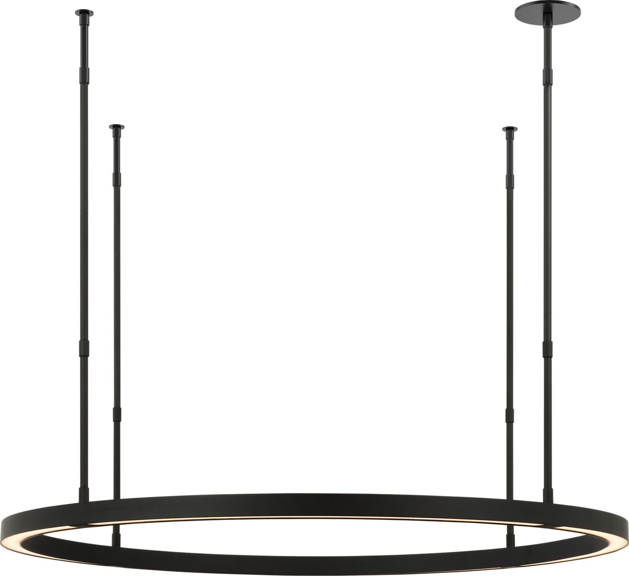 Stagger Ring Medium Chandelier Nightshade Black 2700K 90 CRI