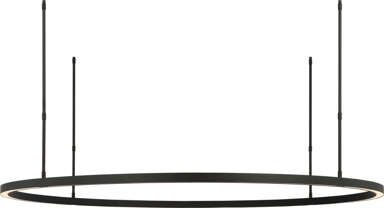 Stagger Ring X-Large Chandelier Nightshade Black 2700K 90 CRI