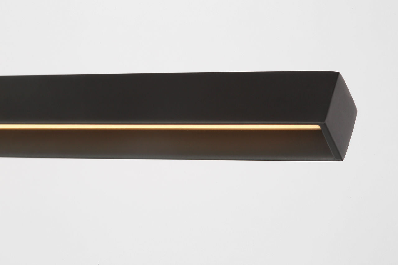 Stagger Small Floor Lamp Nightshade Black 2700K 90 CRI