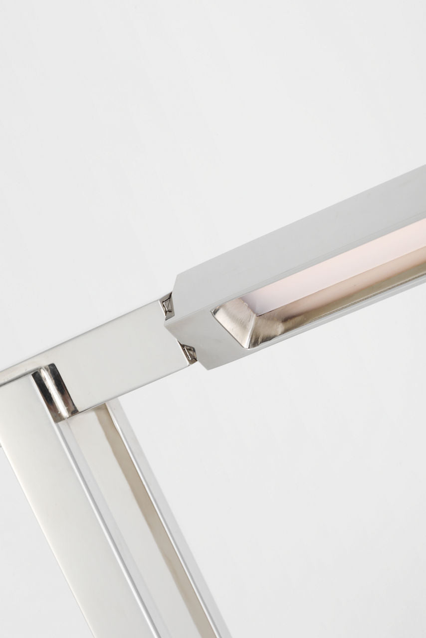 Stagger Small Floor Lamp Polished Nickel 2700K 90 CRI