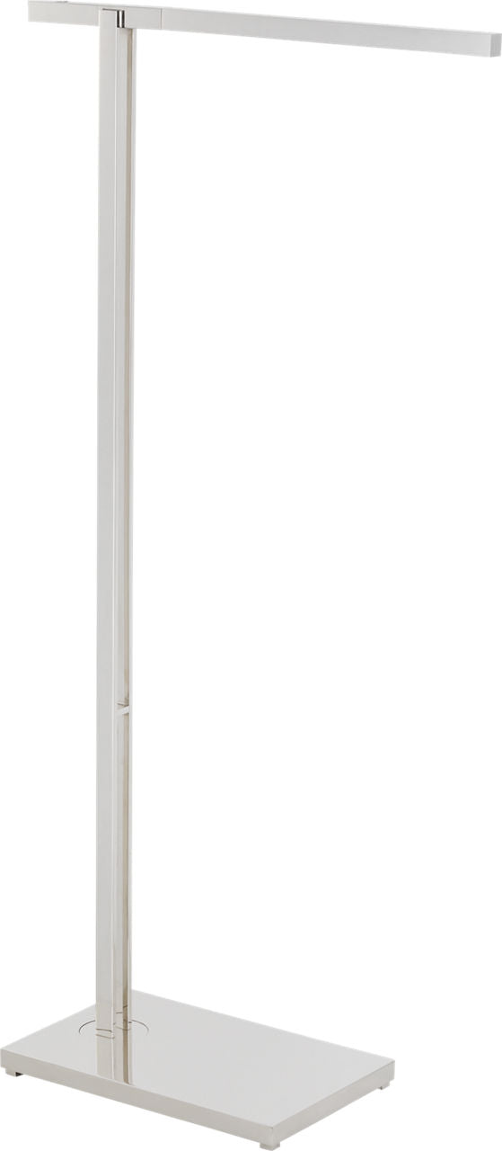 Stagger Small Floor Lamp Polished Nickel 2700K 90 CRI