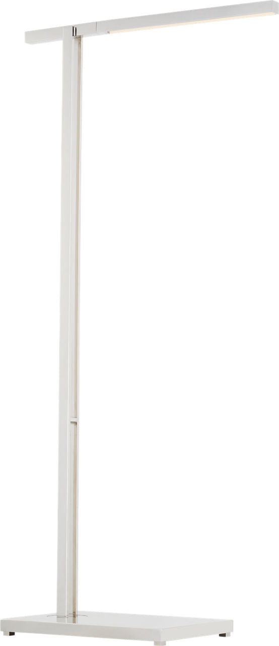 Stagger Small Floor Lamp Polished Nickel 2700K 90 CRI