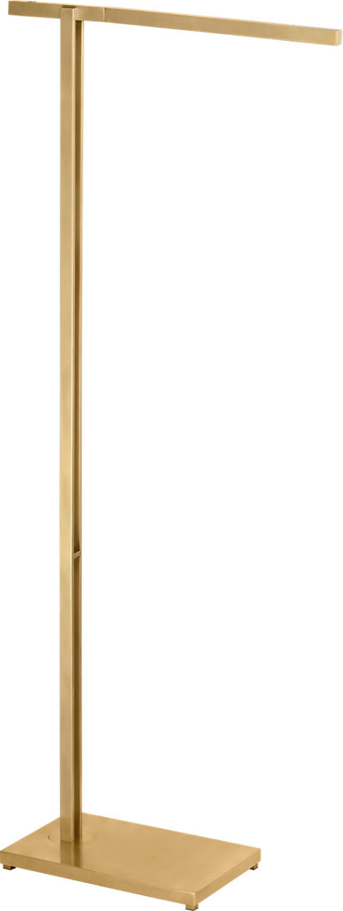 Stagger Medium Floor Lamp Natural Brass 2700K 90 CRI