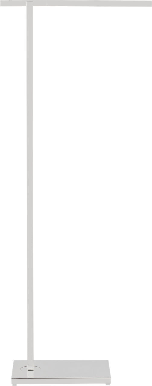 Stagger Medium Floor Lamp polished nickel 2700K 90 CRI