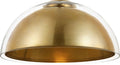 Lusi 24 Flush Mount hand-rubbed antique brass 2700K 90 CRI