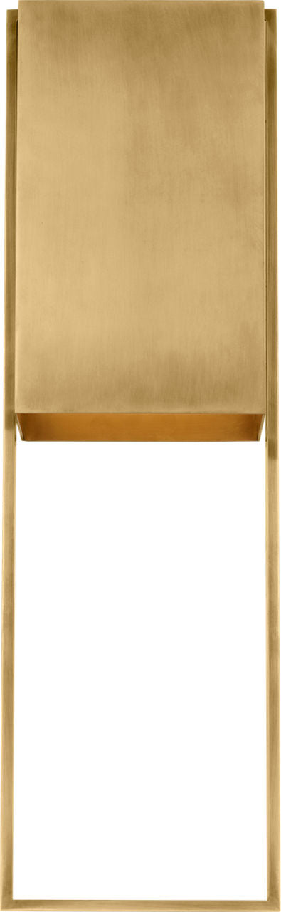 Alude 24 Wall hand-rubbed antique brass 2700K 90 CRI