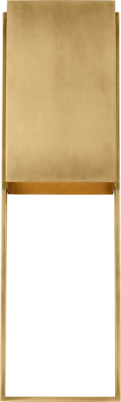 Alude 24 Wall hand-rubbed antique brass 2700K 90 CRI