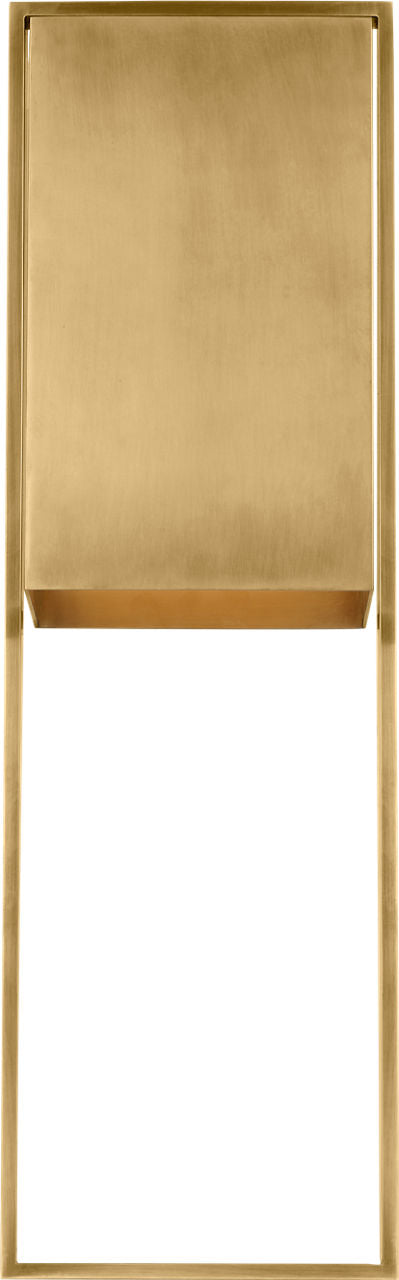 Alude 24 Wall hand-rubbed antique brass 2700K 90 CRI