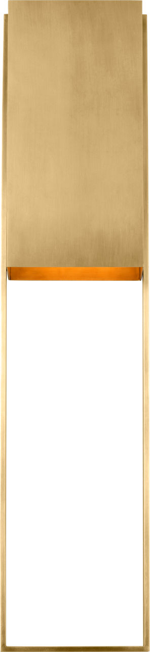 Alude 36 Wall hand-rubbed antique brass 2700K 90 CRI