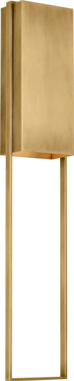 Alude 45 Wall | Hand-Rubbed Antique Brass