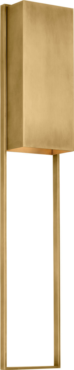 Alude 45 Wall | Hand-Rubbed Antique Brass