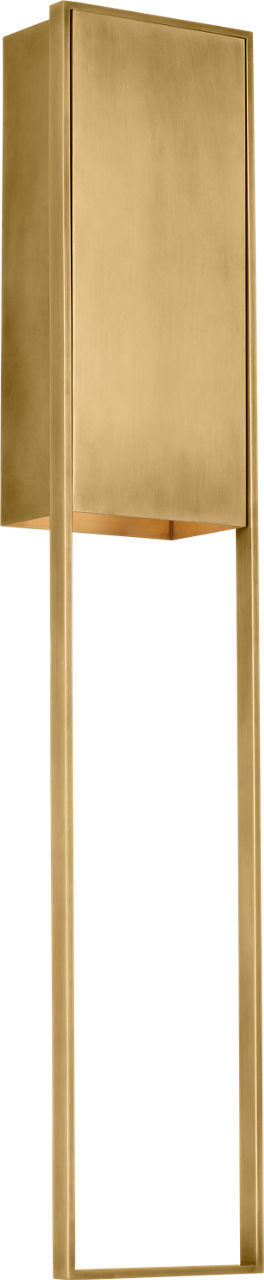 Alude 45 Wall | Hand-Rubbed Antique Brass
