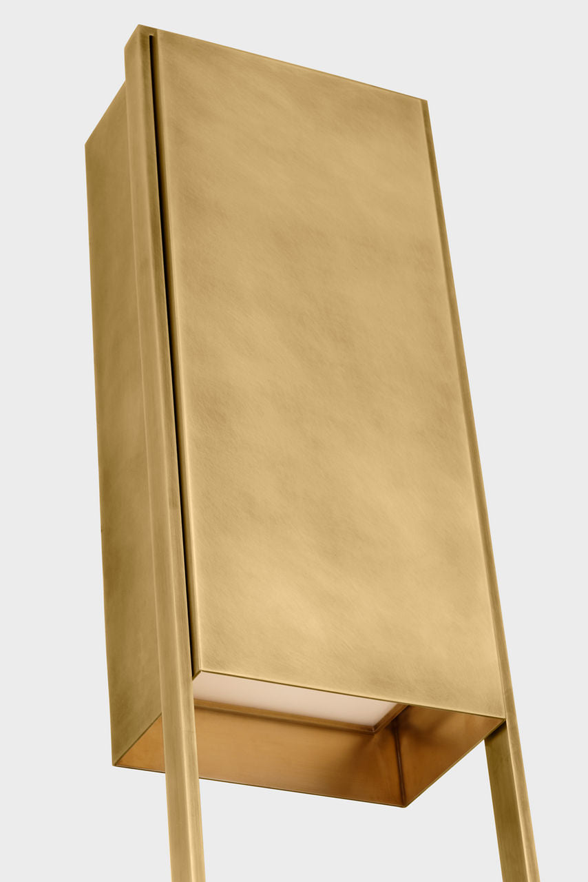 Alude 45 Wall | Hand-Rubbed Antique Brass