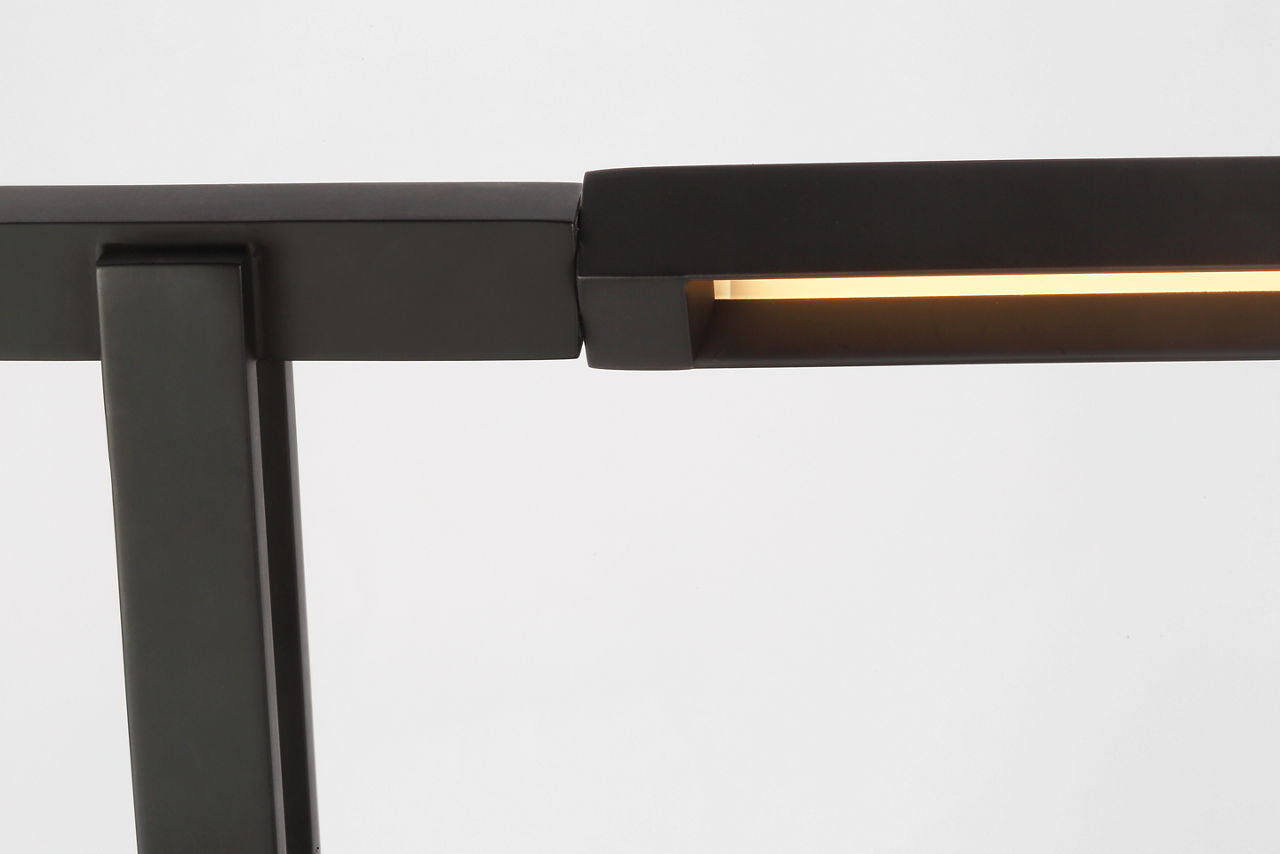 Stagger Small Table Lamp Nightshade Black 2700K 90 CRI