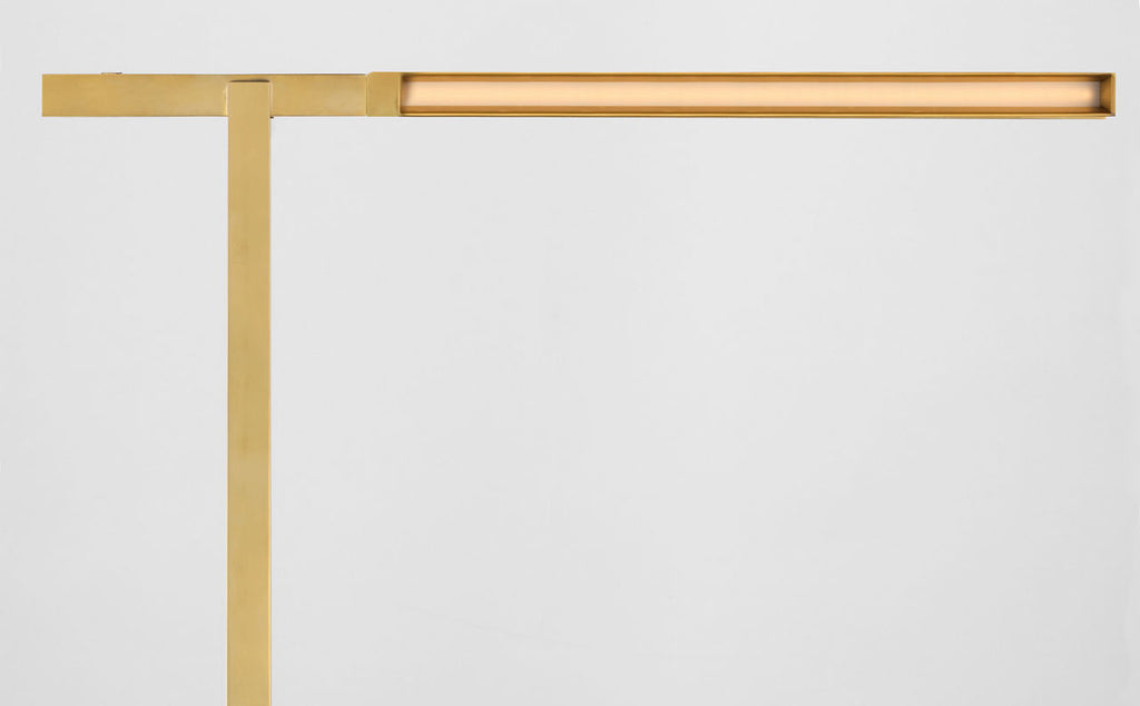 Stagger Small Table Lamp Natural Brass 2700K 90 CRI