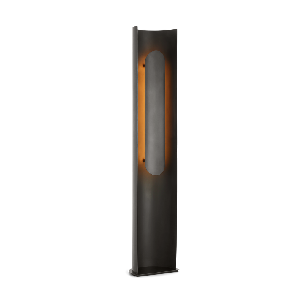 Shielded Medium Floor Lamp Bronze 2700K 90 CRI