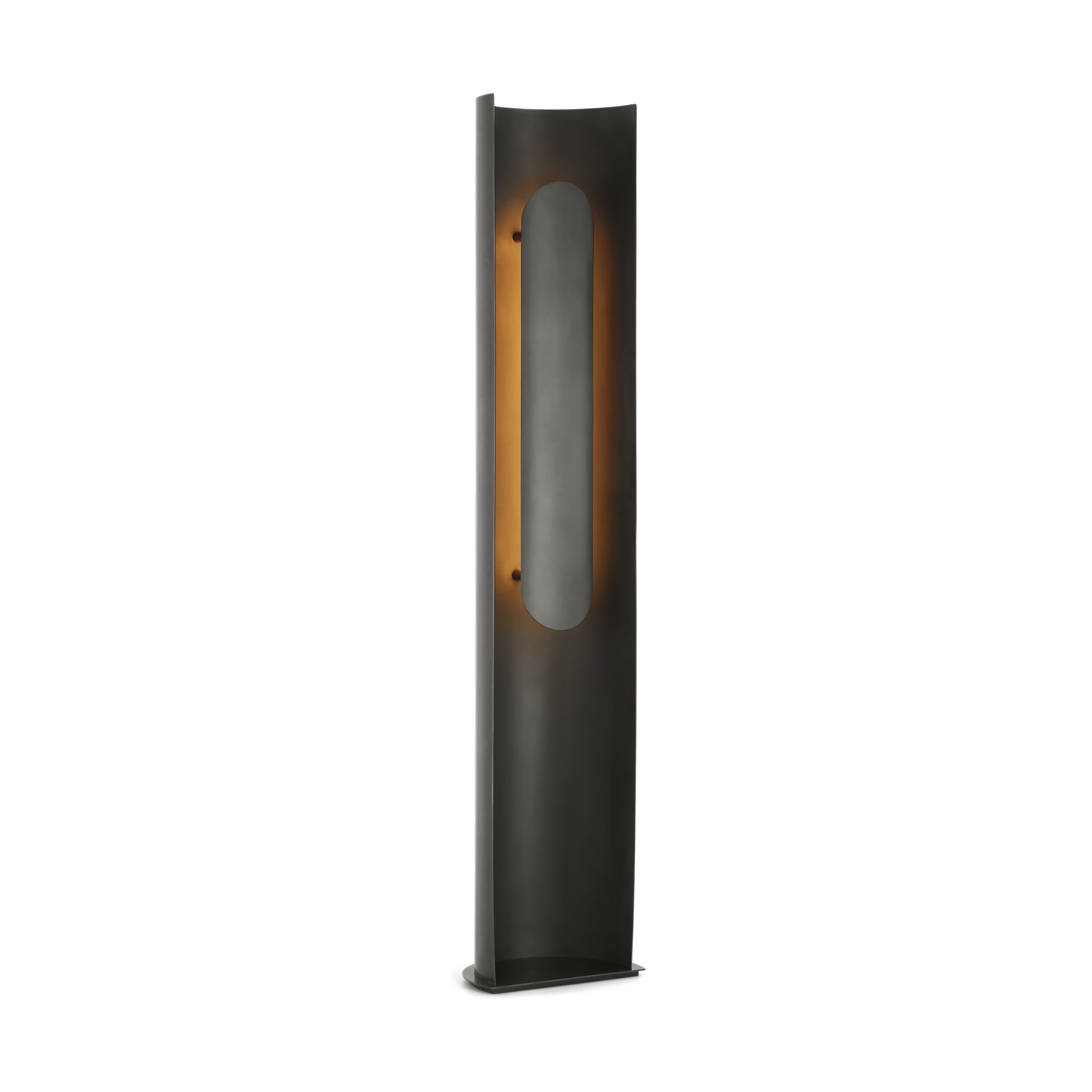 Shielded Medium Floor Lamp Bronze 2700K 90 CRI