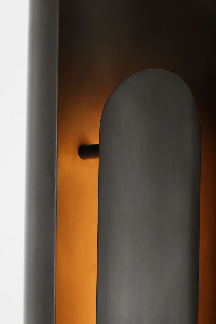Shielded Medium Floor Lamp Bronze 2700K 90 CRI
