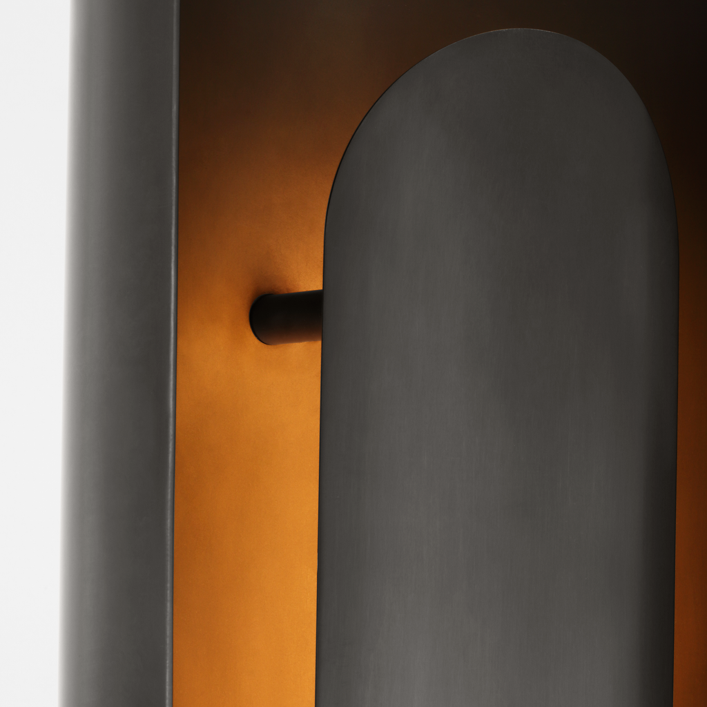 Shielded Medium Floor Lamp Bronze 2700K 90 CRI