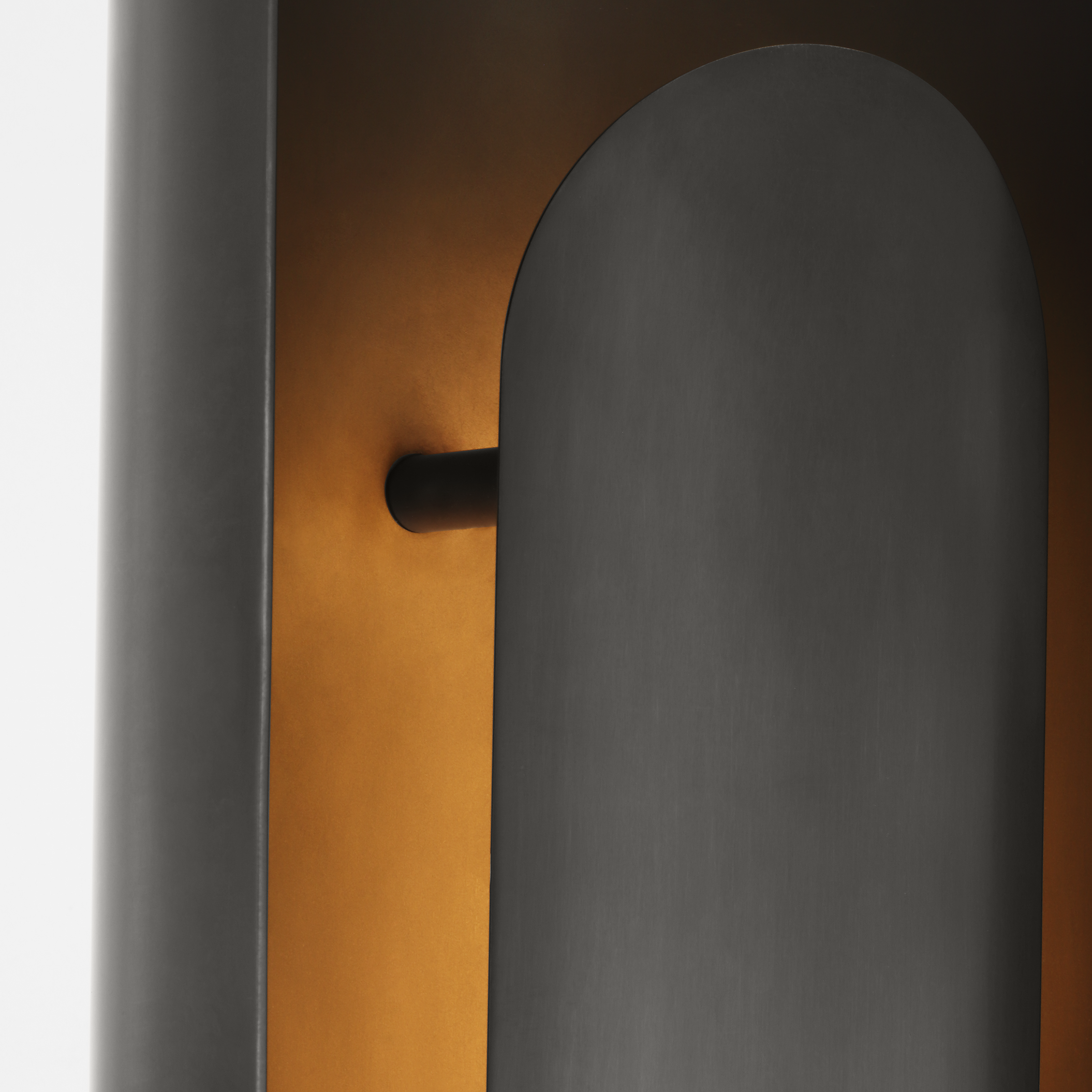 Shielded Medium Floor Lamp Bronze 2700K 90 CRI
