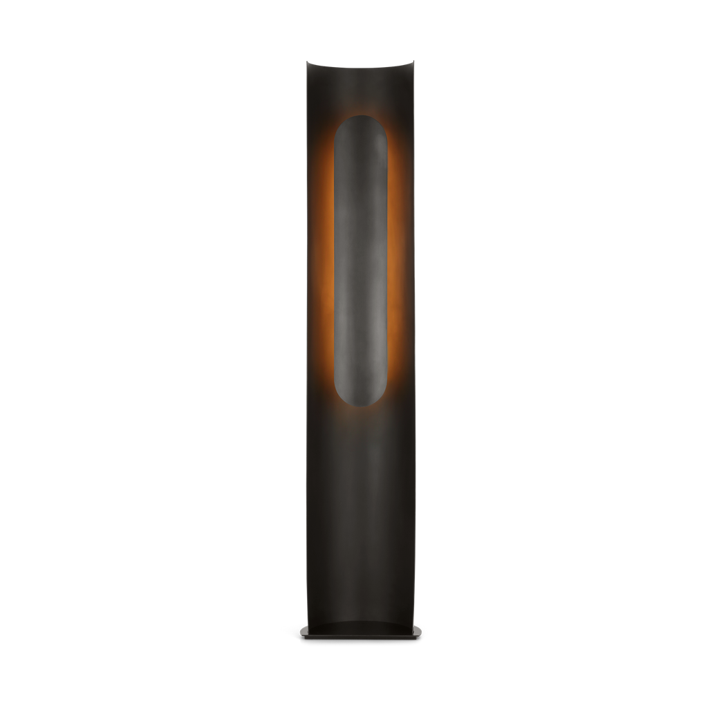 Shielded Medium Floor Lamp Bronze 2700K 90 CRI