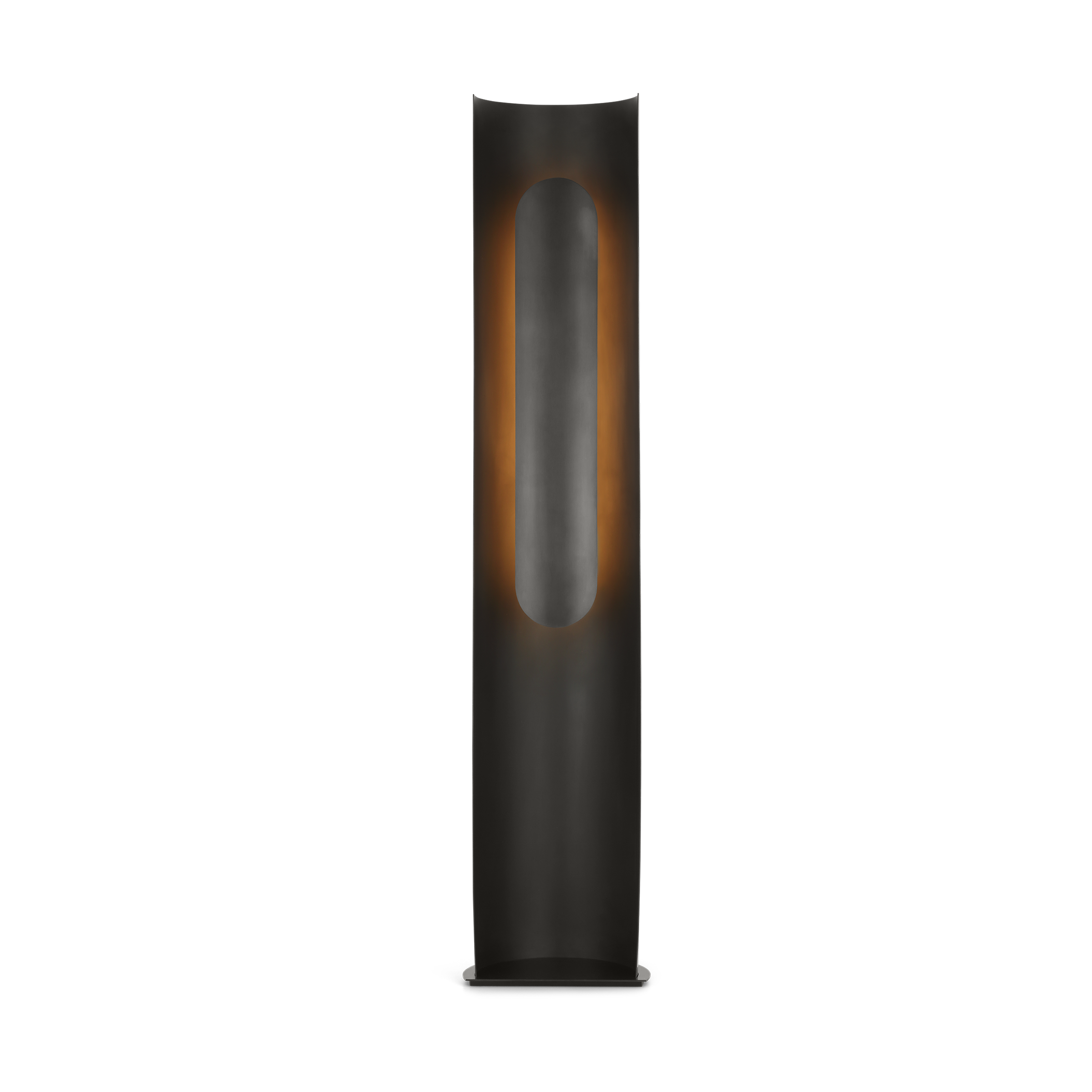 Shielded Medium Floor Lamp Bronze 2700K 90 CRI