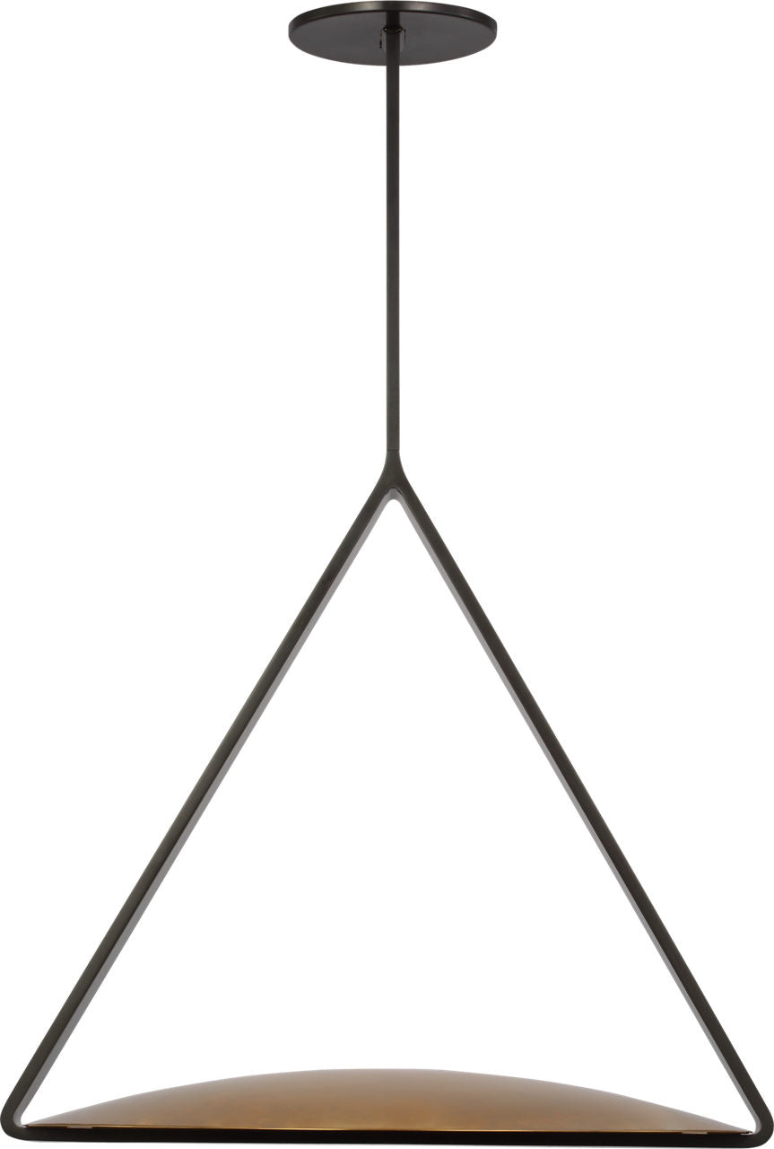 Cymbal Large Pendant dark Bronze/Natural Brass 2700K 90 CRI