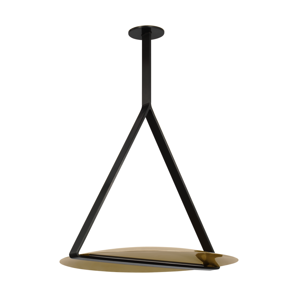 Cymbal X-Large Pendant Dark Bronze/Natural Brass 2700K 90 CRI