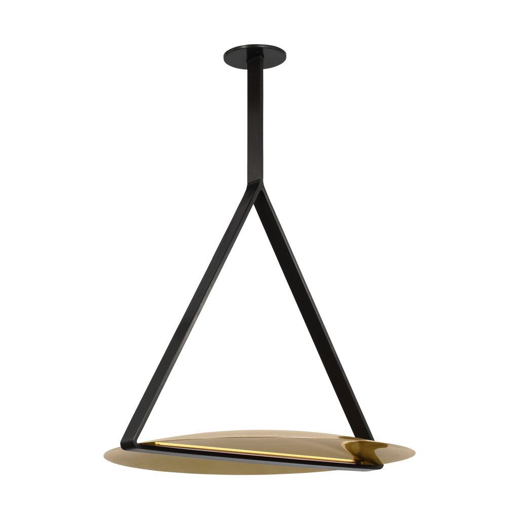 Cymbal X-Large Pendant Dark Bronze/Natural Brass 2700K 90 CRI