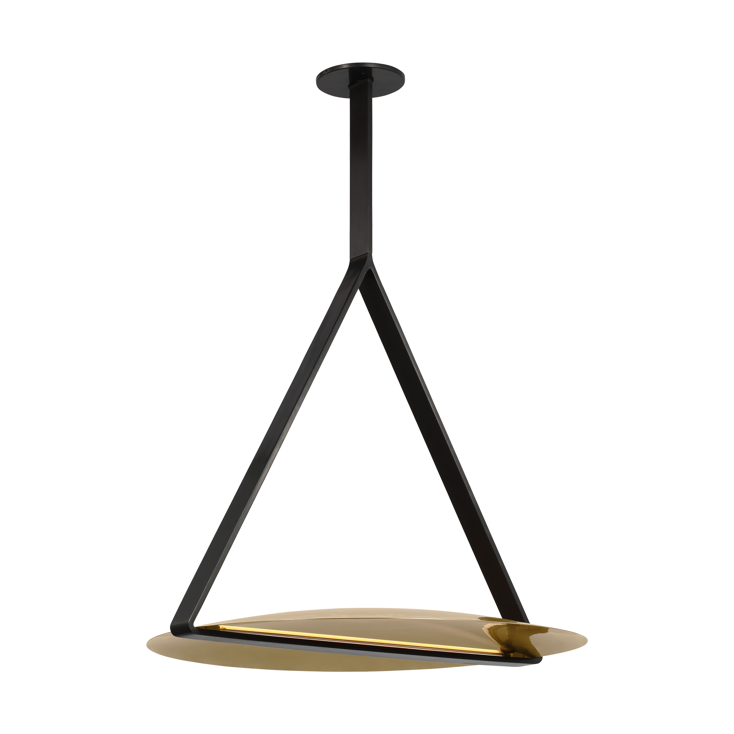 Cymbal X-Large Pendant Dark Bronze/Natural Brass 2700K 90 CRI