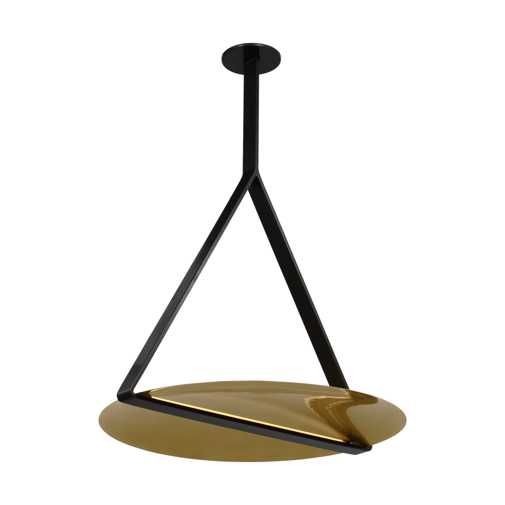 Cymbal X-Large Pendant Dark Bronze/Natural Brass 2700K 90 CRI