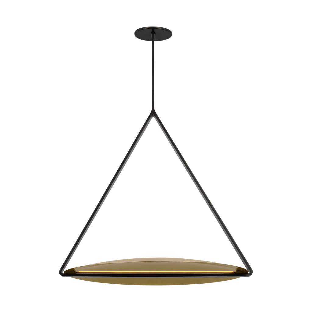 Cymbal X-Large Pendant Dark Bronze/Natural Brass 2700K 90 CRI