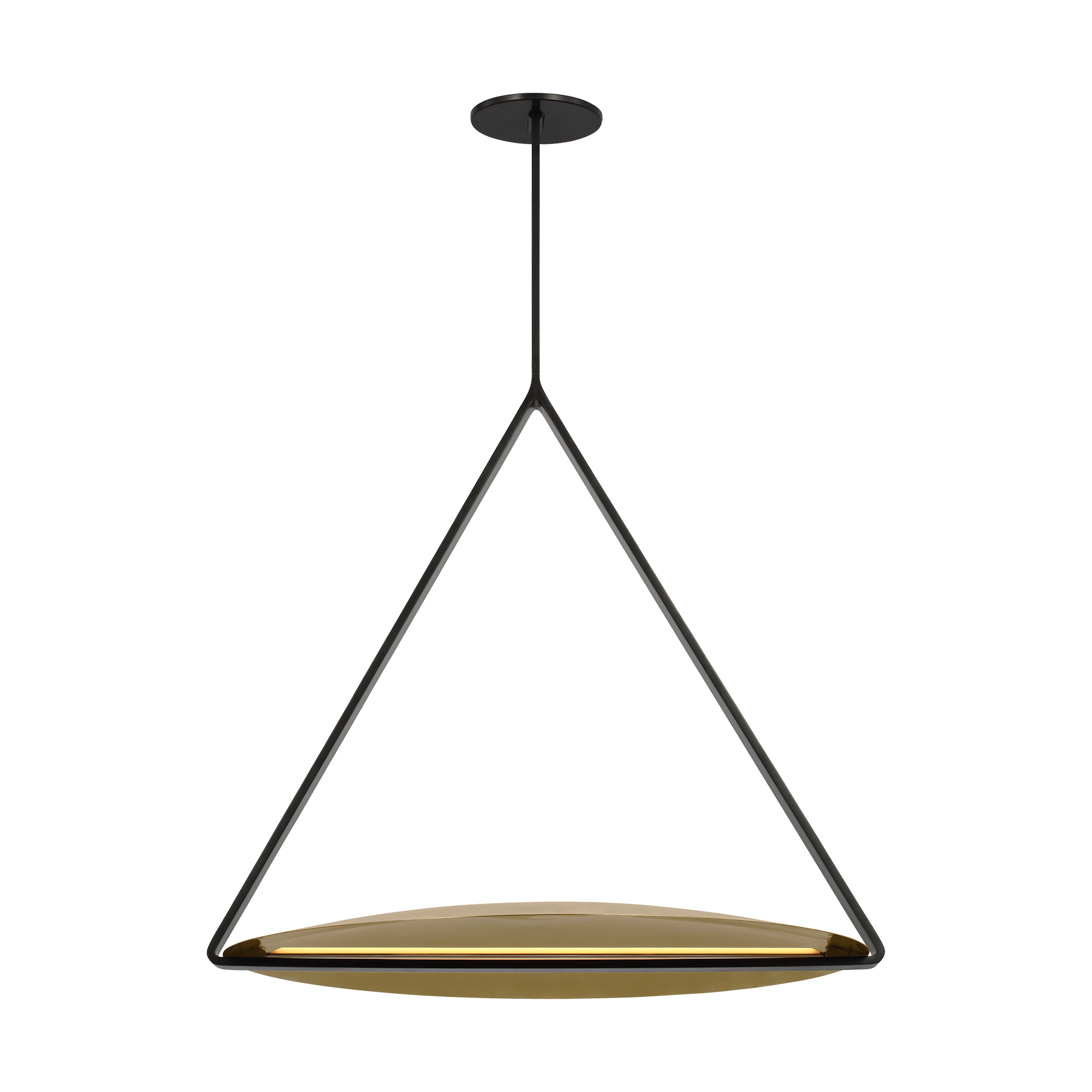 Cymbal X-Large Pendant Dark Bronze/Natural Brass 2700K 90 CRI