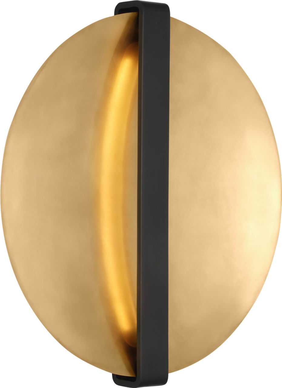 Cymbal Large Sconce dark Bronze/Natural Brass 2700K 90 CRI