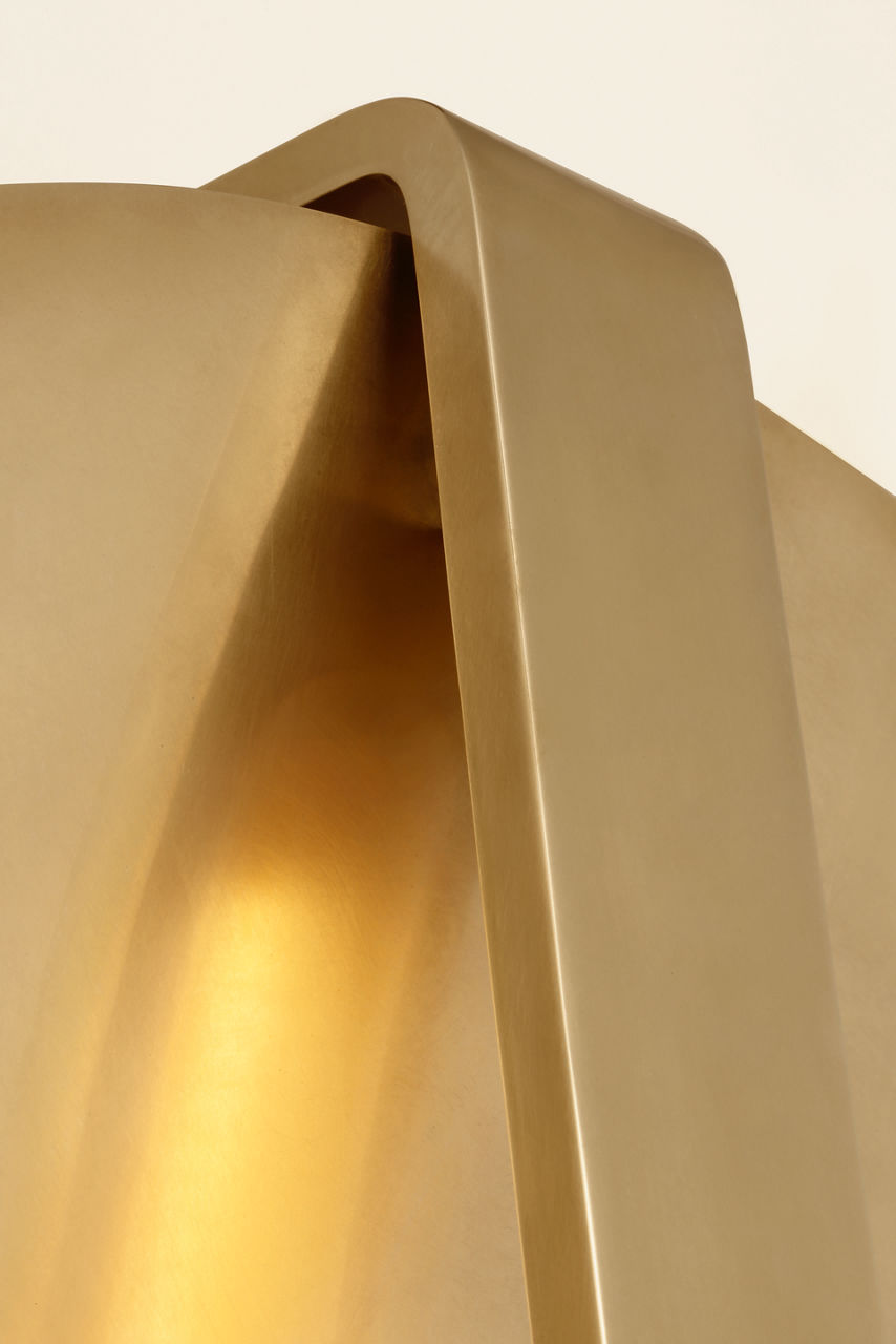 Cymbal Large Sconce Natural Brass 2700K 90 CRI
