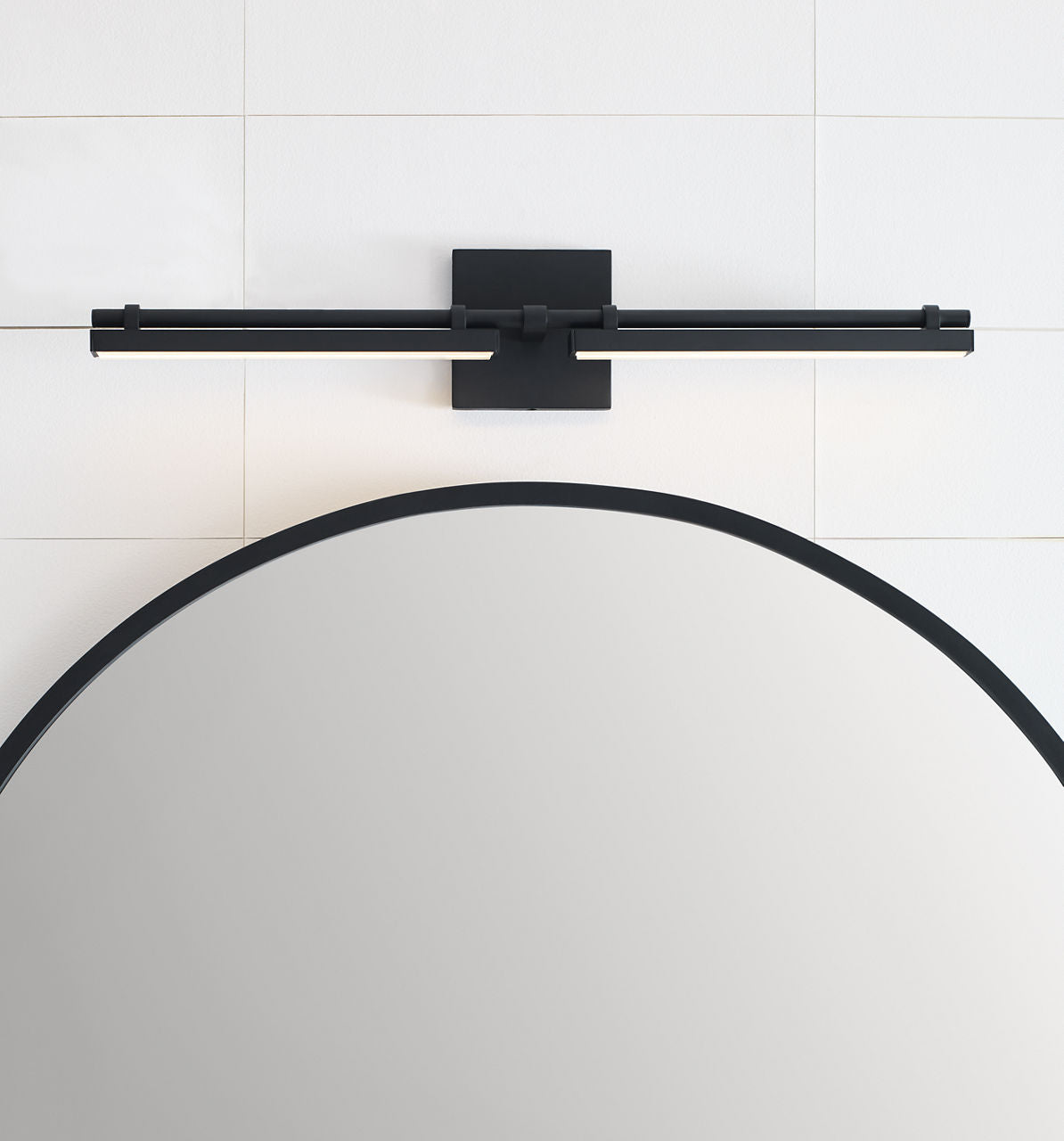 Kal Medium Vanity Nightshade Black Integrated LED 90 CRI 3000K 120-277V
