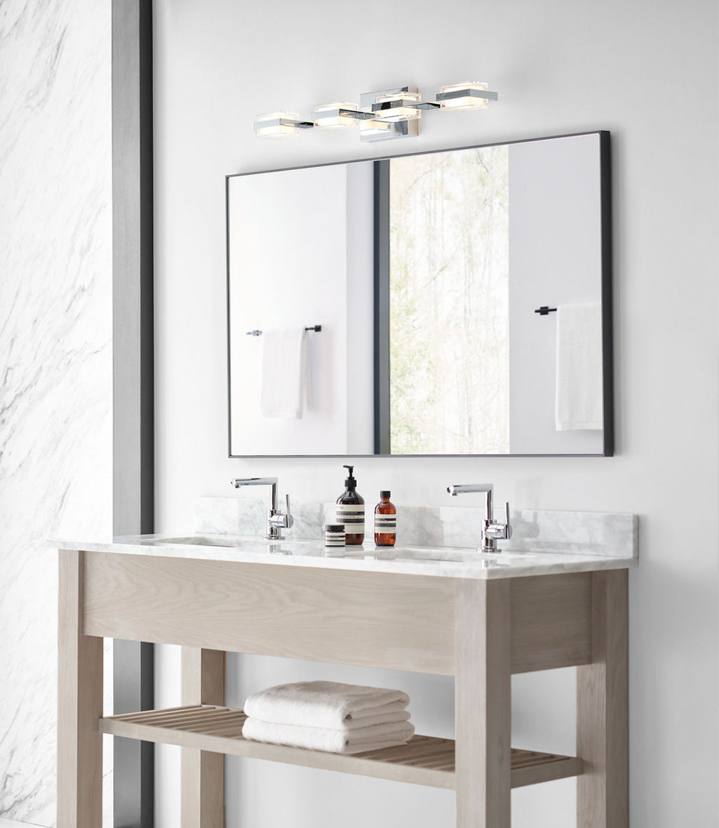 Kamden 4-Light Bath Chrome 3000K 90 CRI LED 3000k 120v