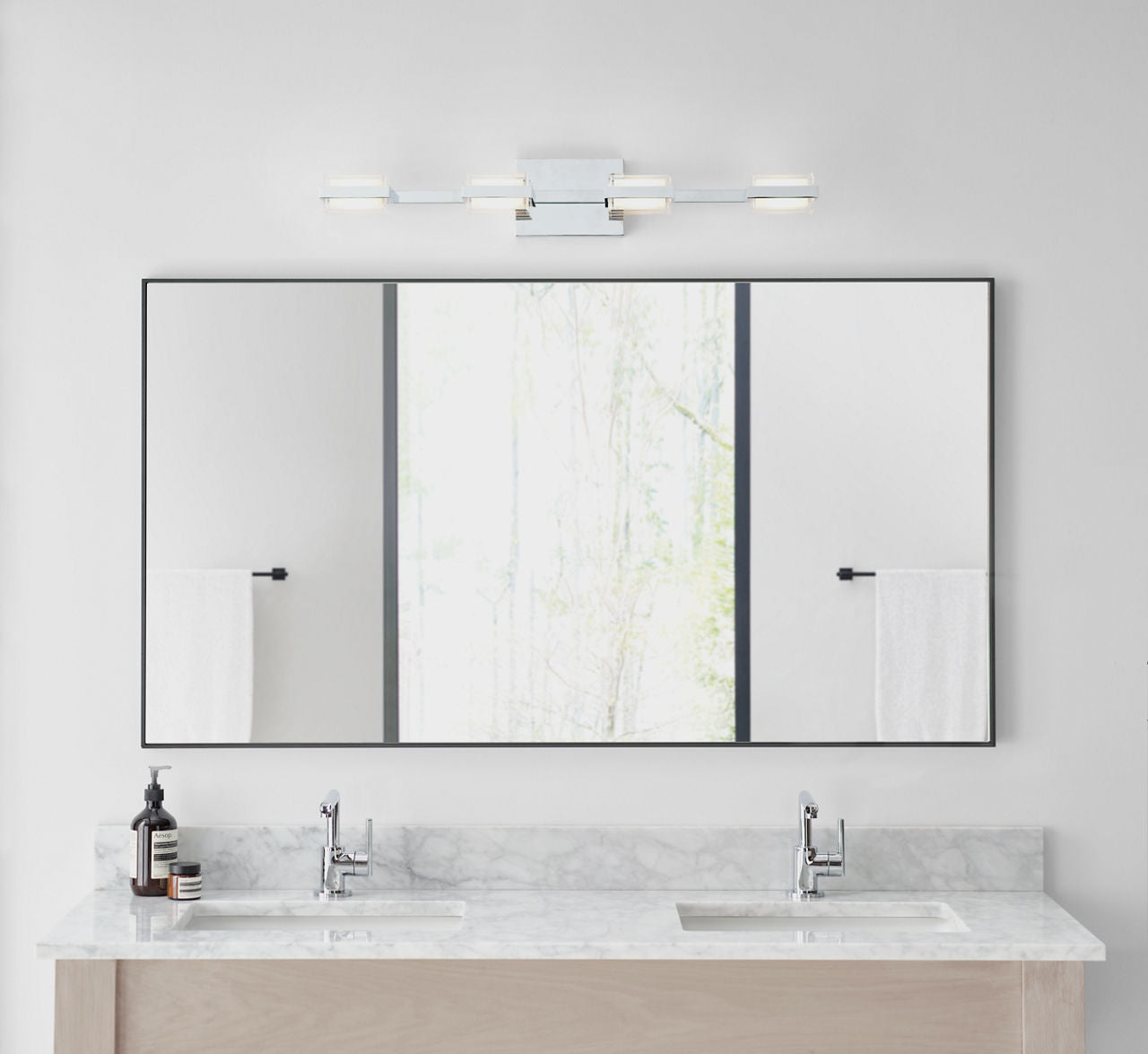 Kamden 4-Light Bath Chrome 3000K 90 CRI LED 3000k 120v