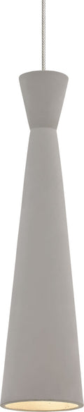 Windsor Pendant | Satin Nickel | Concrete Kable Lite Bulb(s) Not Included