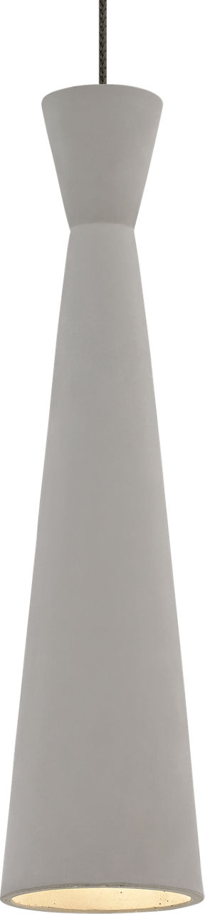 Windsor Pendant | Antique Bronze | Concrete Monopoint Bulb(s) Included