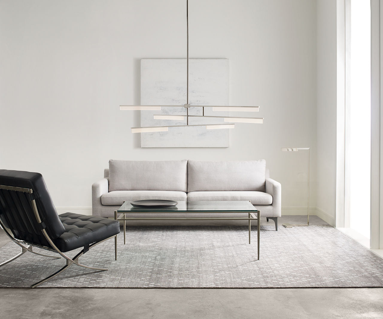 Klee 6-Light Chandelier 6-Light Chandelier polished nickel 3000K 90 CRI integrated led 90 cri 3000k 120v