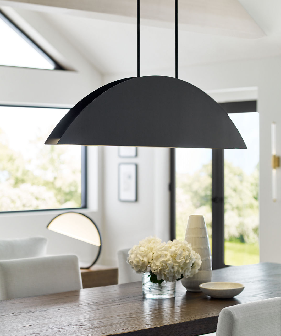 Bau 50 Linear Suspension Nightshade Black LED 90 CRI 3000K 120V