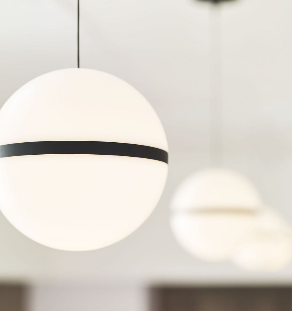 Mini Hanea Pendant | Nightshade Black | Acrylic Shade Monopoint Bulb(s) Included