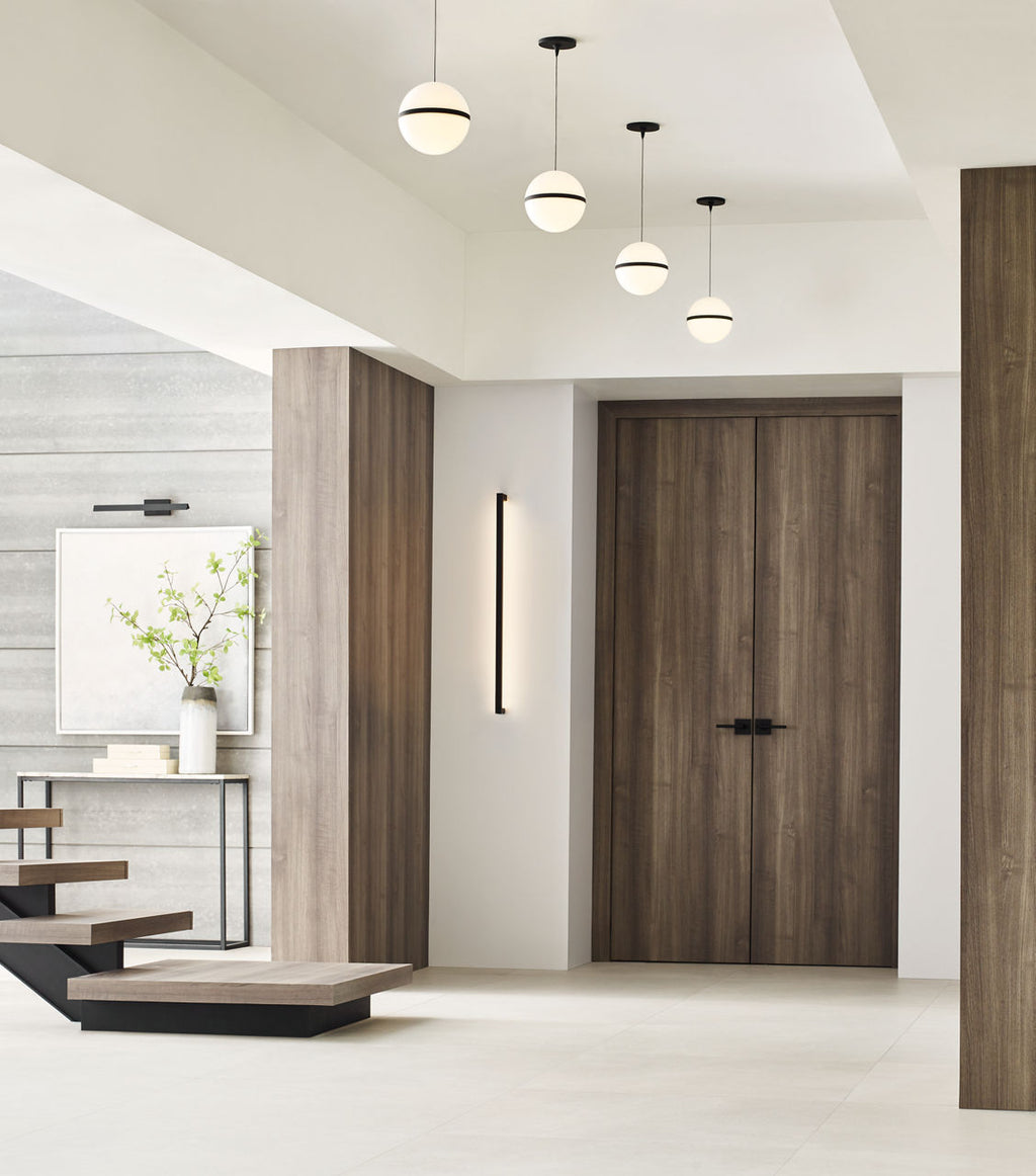 Mini Hanea Pendant | Nightshade Black | Acrylic Shade Monopoint Bulb(s) Included